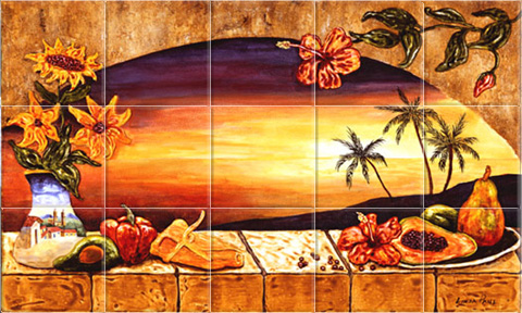 mexican tiles murals