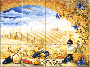kitchen backsplash- Tuscany Window