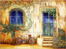 french tile murals