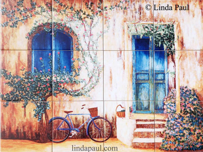 Tile Wall Murals and Backsplashes of France and French