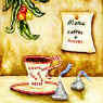  coffee & kisses decorative tile