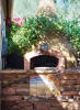tuscany window on pizza oven