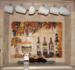 wine & Art Backsplash