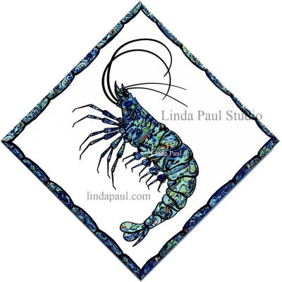 blue shrimp tile