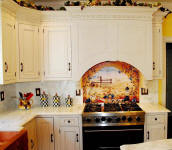 custom backsplash idea