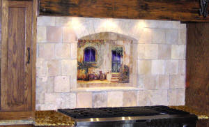 kitchen tile backsplash murals