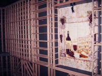 custom wine cellar art