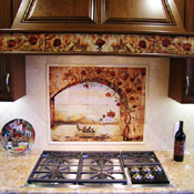 wall art tile murals