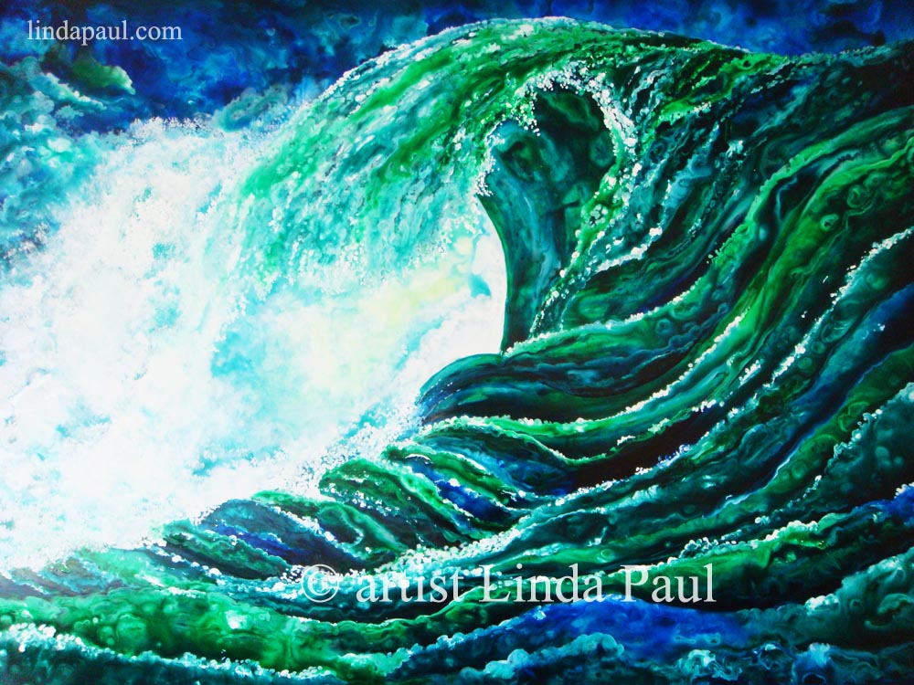 Stoked ! - The ART of G'iles - Paintings & Prints, Landscapes & Nature,  Beach & Ocean, Waves - ArtPal