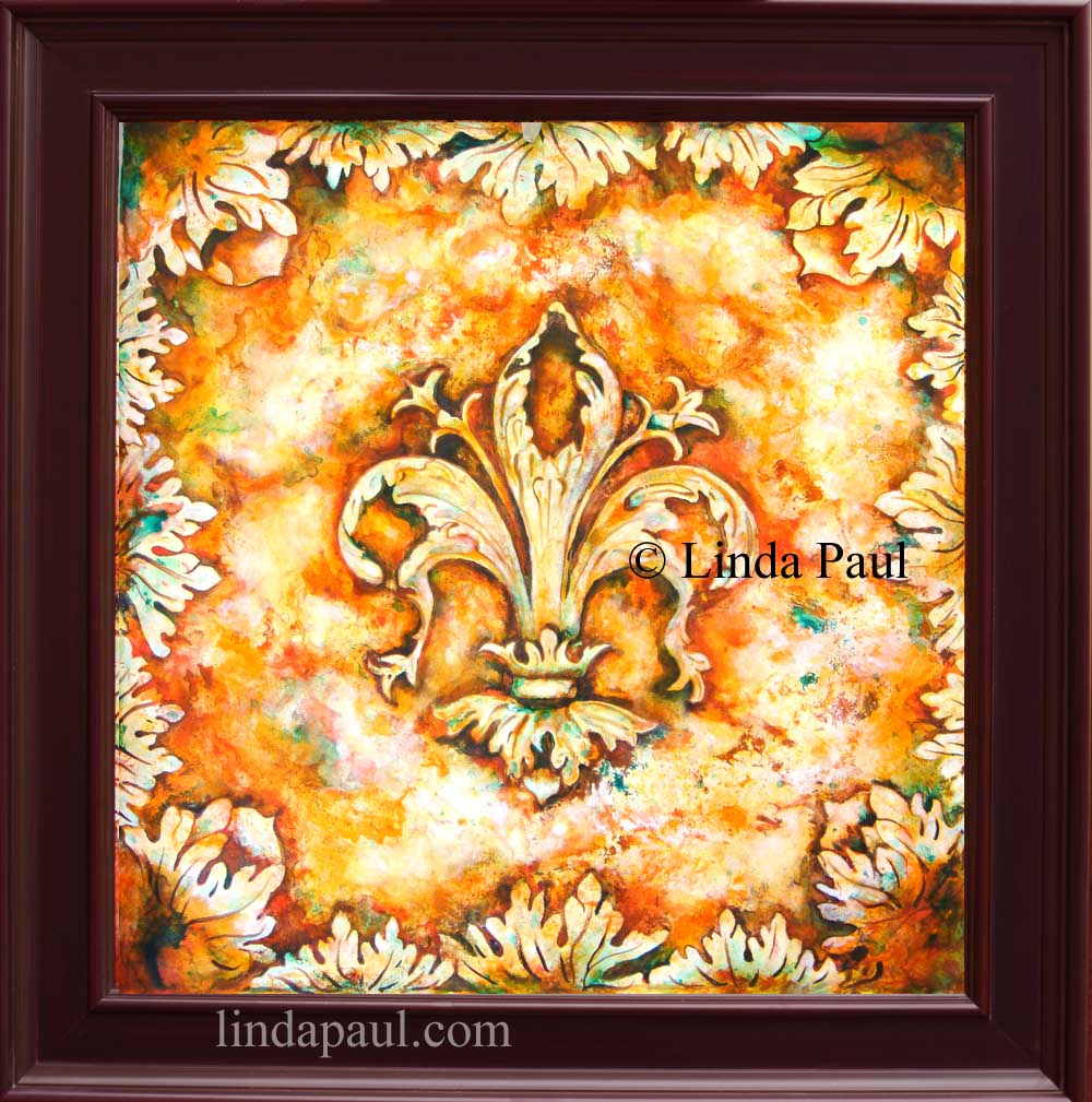 Fleur De Lis Paintings Fleur De Lys Wall Art Decor