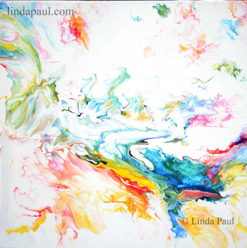 primary colors abstract art painting