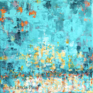 abstract blue painting