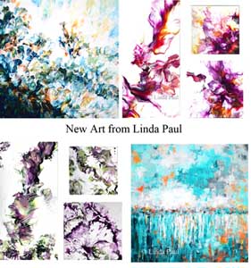 new paintings from Linda pual