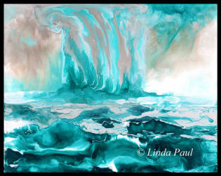 framed ocean art