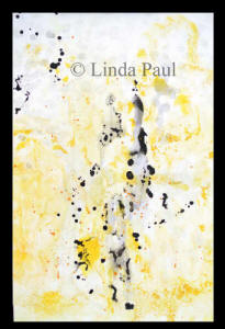 yellow black white and grey abstract art