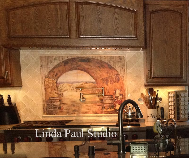 Tuscan Backsplash  Tile Wall Murals  Tiles Backsplashes