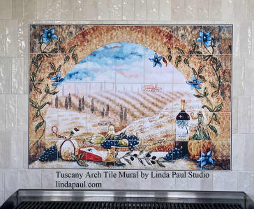 Tuscany Tiles backsplash picture