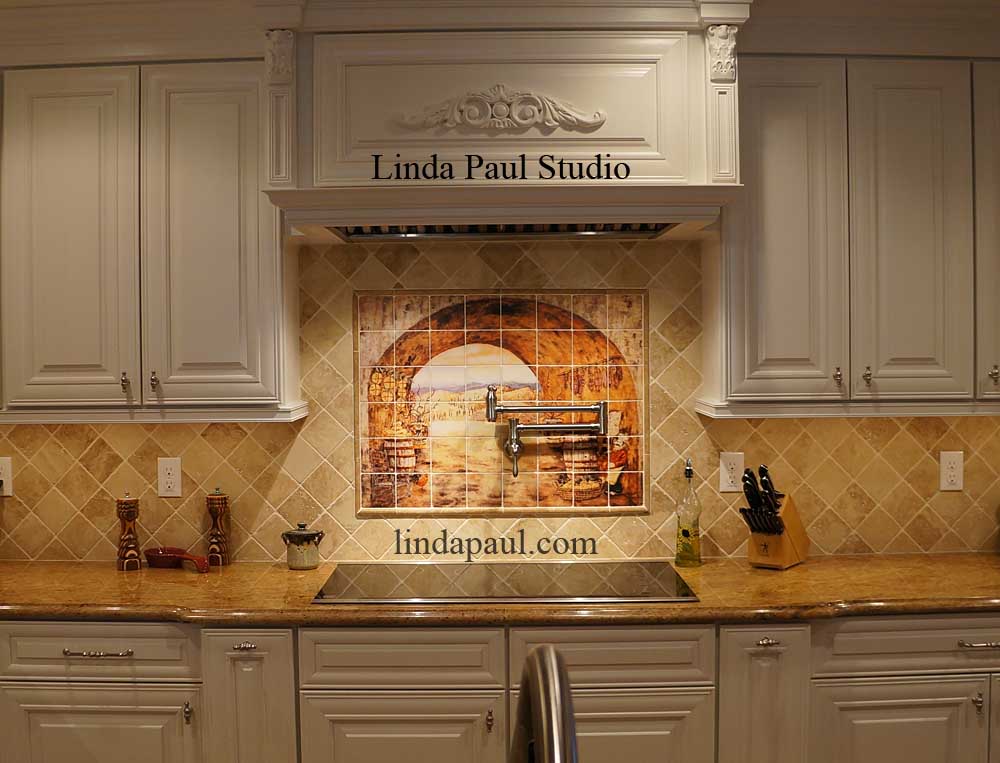 Tuscan Backsplash - Tile Wall Murals - Tiles Backsplashes