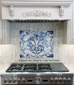 fluer de lis tiles