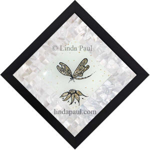 dragonly backsplash white mother of pearl framed