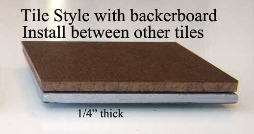 side view glass tile