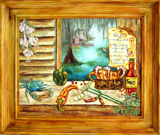 Louisiana Kitchen Southern Art Paintings New Orleans Art