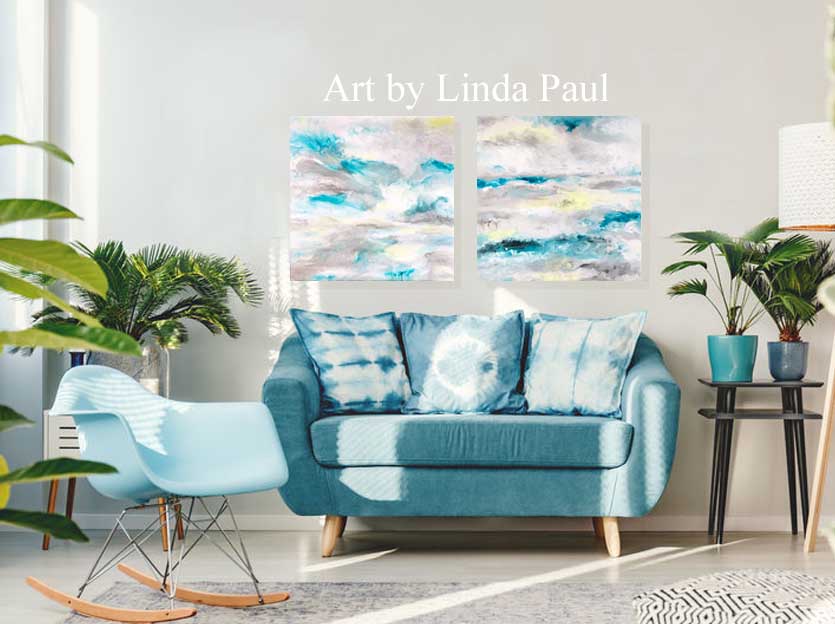 Moody Ocean Original Paintings On
