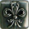 fleur de lis tile