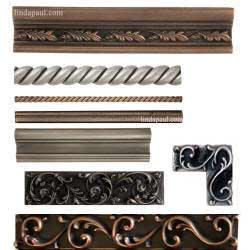 Metal Tile Trim Border Tiles Borders For Kitchen Backsplashes