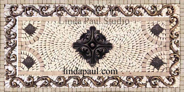 24 x 12 rachels flower medallion