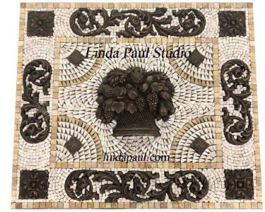 fruit basket backsplash 26x22