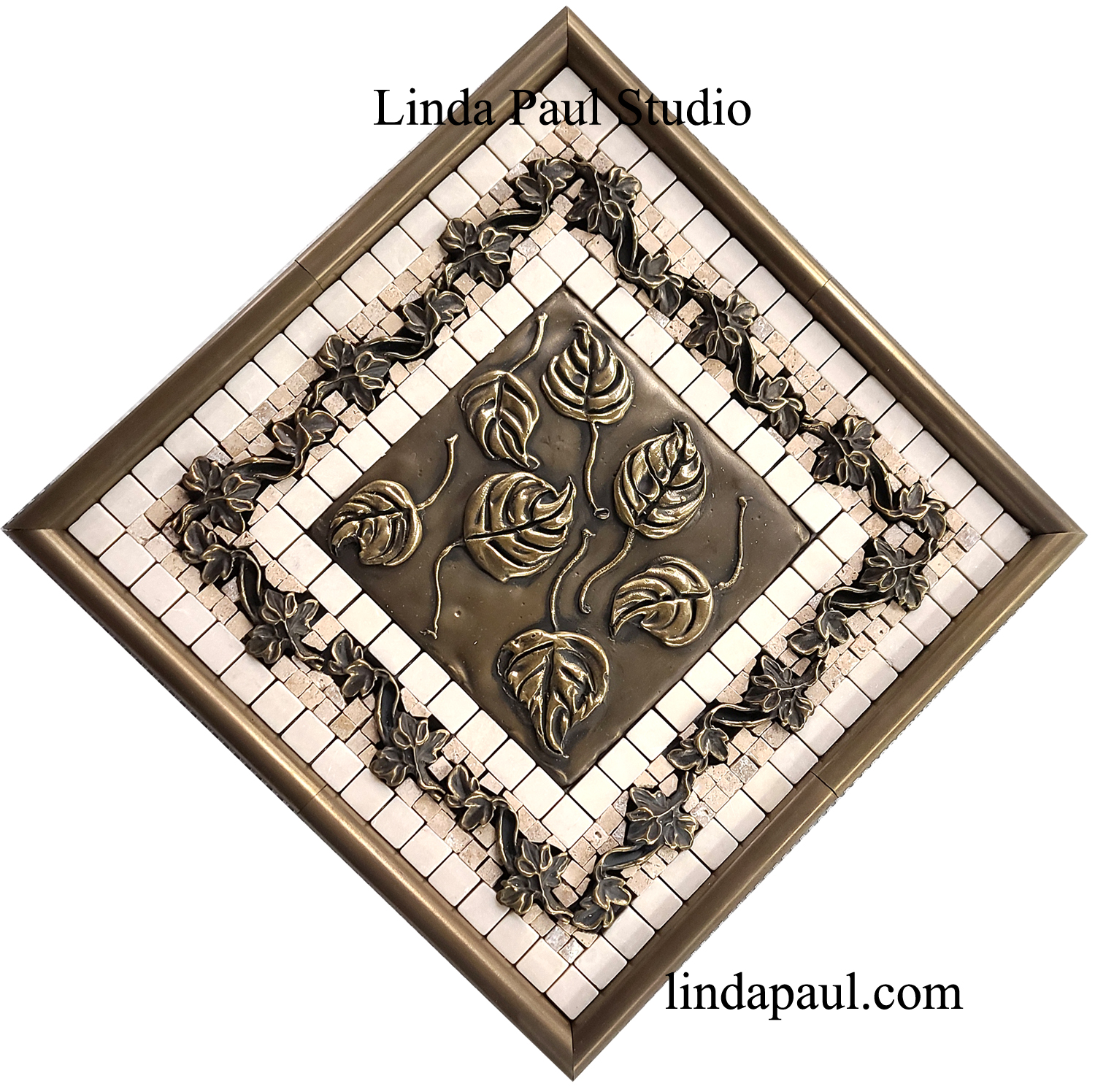 Kitchen Backsplash Medallions Mosaic Tile Metal Backsplashes