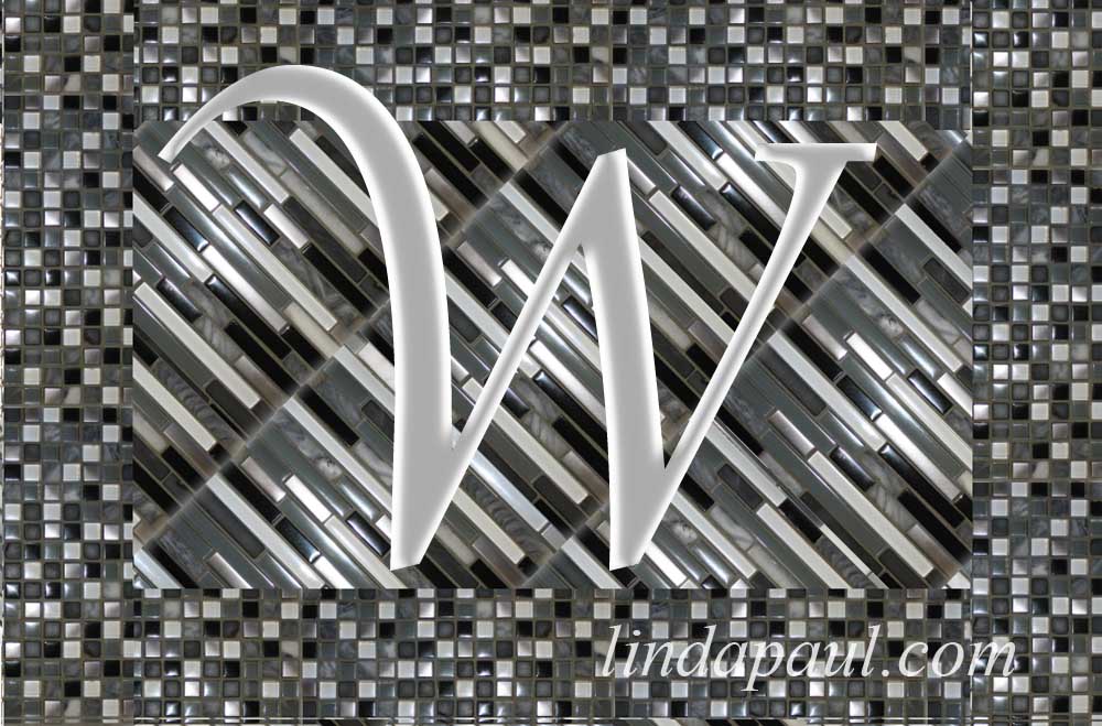 Monogram Initials Personalized Medallions Custom Backsplash Personalized Medallion With Metal Letter
