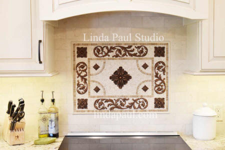 installtion picture of rachels flower medallion