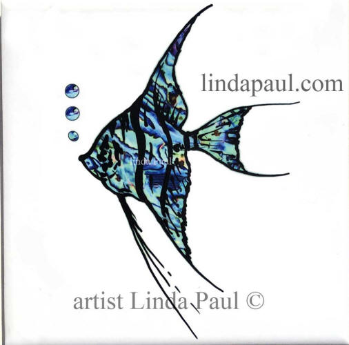 angel fish tile