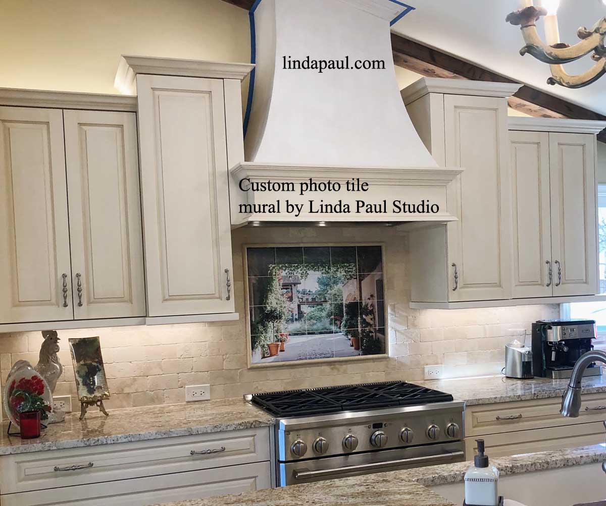 Personalized Glass Stove Backsplash Panel, Back Cover, Kitchen