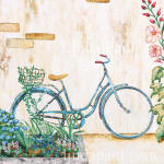 blue bike tile