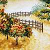 vineyard fence accent tile