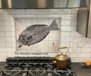 Dwight Hwang tile mural backsplash