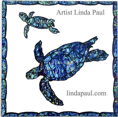 sea turtle tile