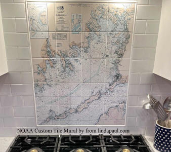 buzzards Bay martha's vineyard nautical backsplash