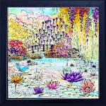 framed monet tile