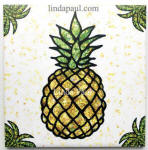 pineapple ceramic tile